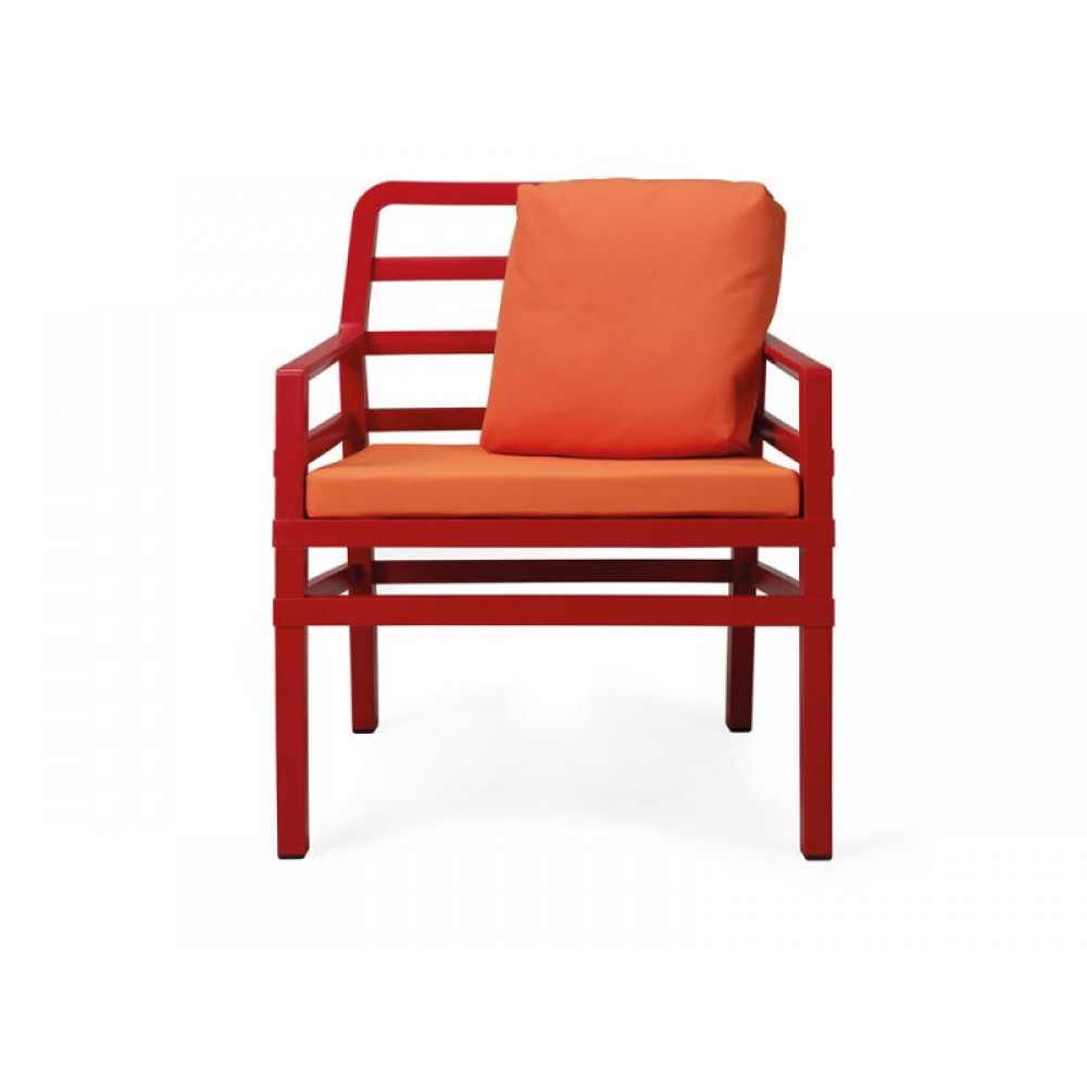 Кресло ARIA (rosso) с 2-мя подушками (cherry)