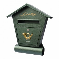 Ящик почтовый  арт.К-37002 (антик зеленый) 
