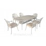 Белая садовая мебель из литого алюминия Florence 8