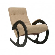 Кресло -качалка Ева №3 арт.К671-МТ03A венге коричневый, бежевый 