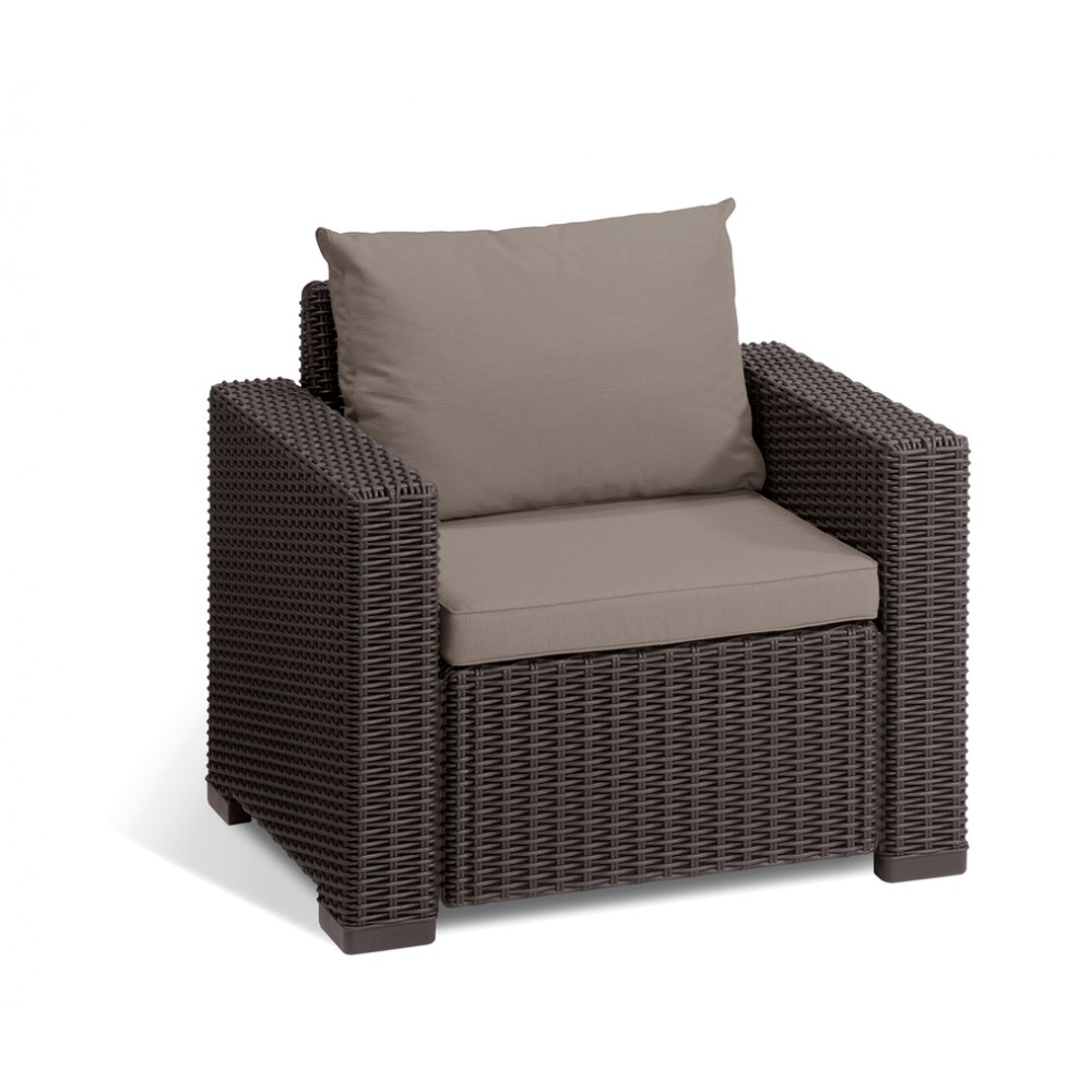 Комплект мебели Калифорния сет (California 3 Seater Set) коричневый