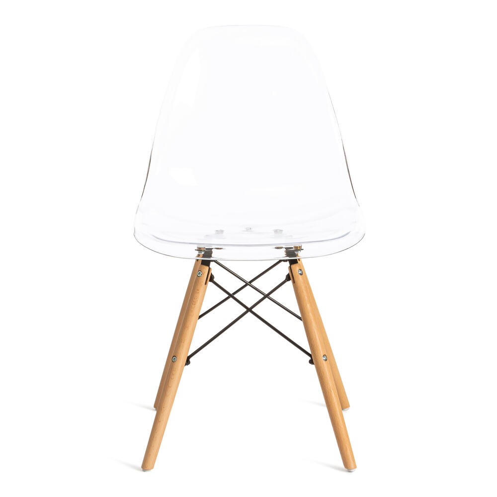 Белый стул с деревянными ножками икеа