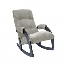 Кресло-качалка 67, обивка Verona Light Grey, каркас венге