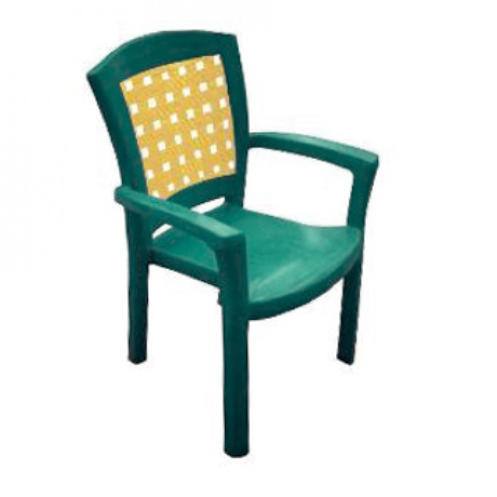 Кресло пластиковое Палермо зеленое