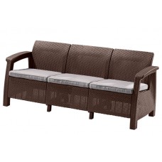 Комплект мебели Corfu Russia Love Seat Max (3х мест.диван), коричневый