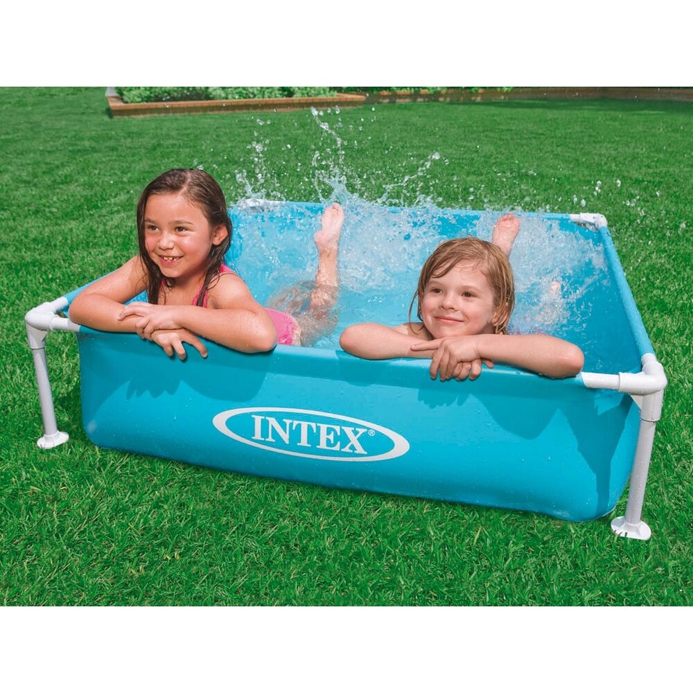 Каркасный бассейн Intex Mini Frame / 57173NP (122x122x30) купить в  интернет-магазине с быстрой доставкой по всей России