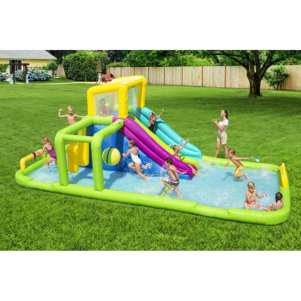 Водный игровой центр Bestway Splash Course 53387 (710x310x265) купить в  интернет-магазине с быстрой доставкой по всей России