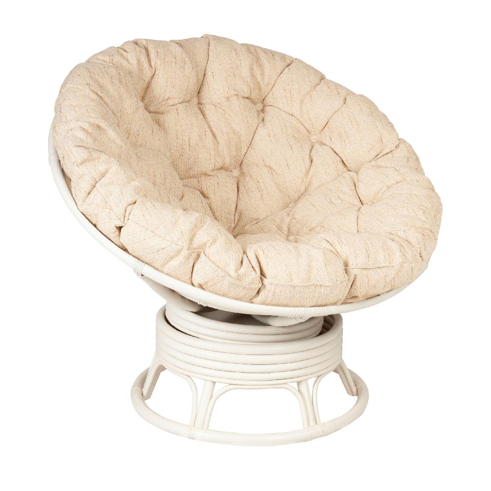 подушка из рогожки для кресла папасан